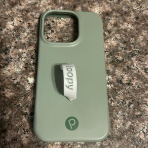 sage iphone 14 pro loopy case